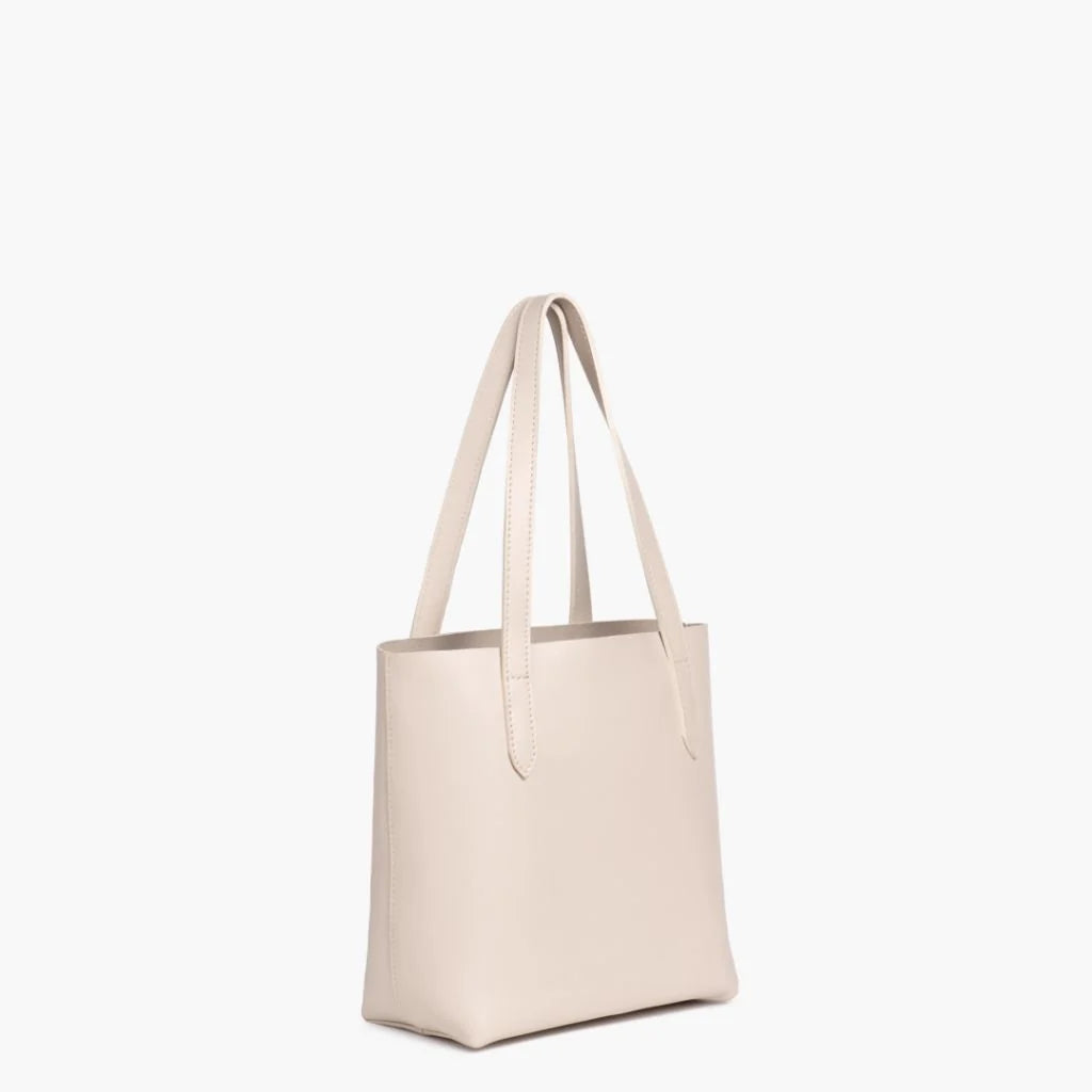 Minimalist Full‑Grain Leather Daily Shoulder Tote