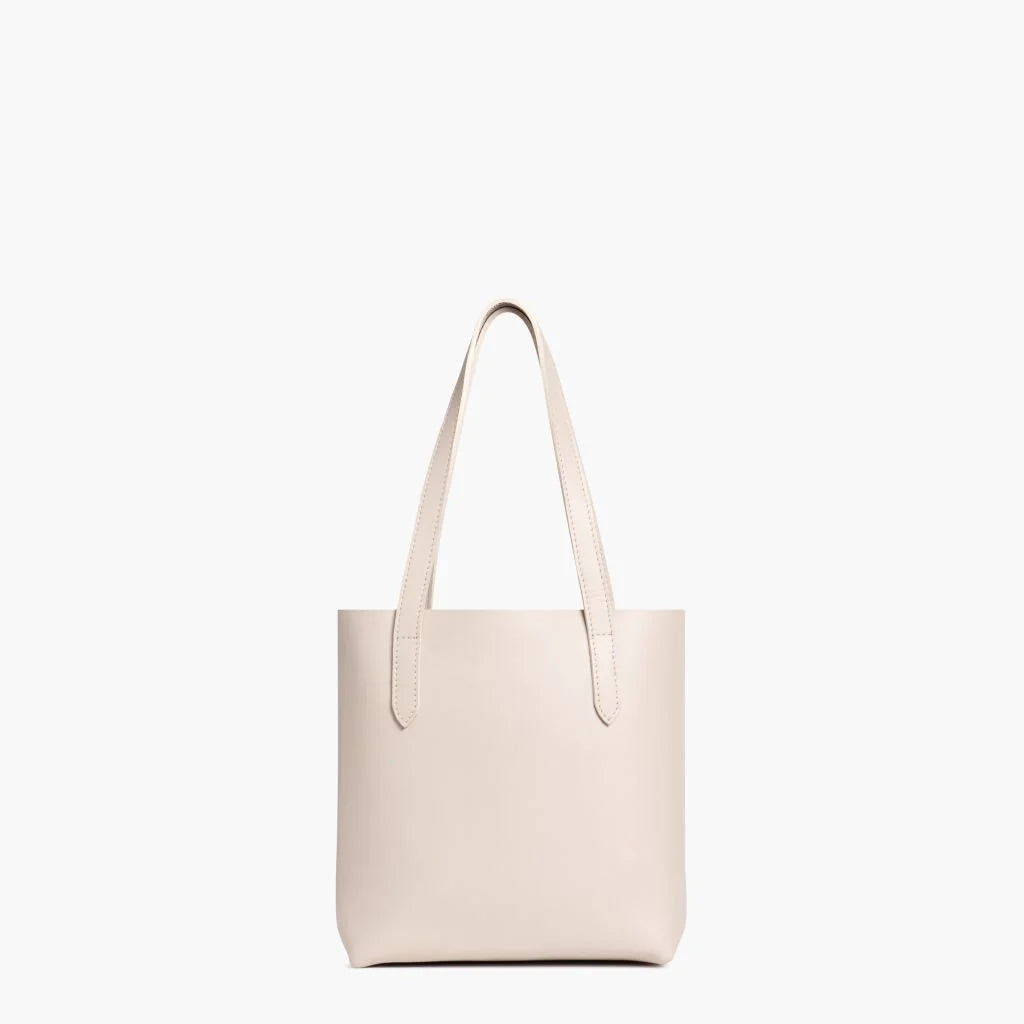Minimalist Full‑Grain Leather Daily Shoulder Tote