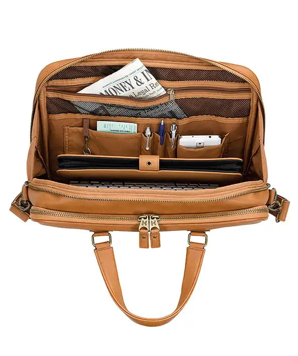 Customizable 15‑inch PU Business Computer Briefcase